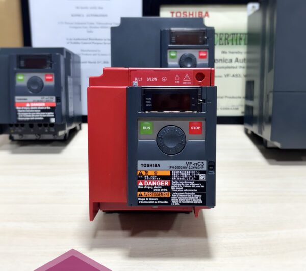 Toshiba VFNC3S-2022PL Variable Frequency Drive | 3 HP AC VFD
