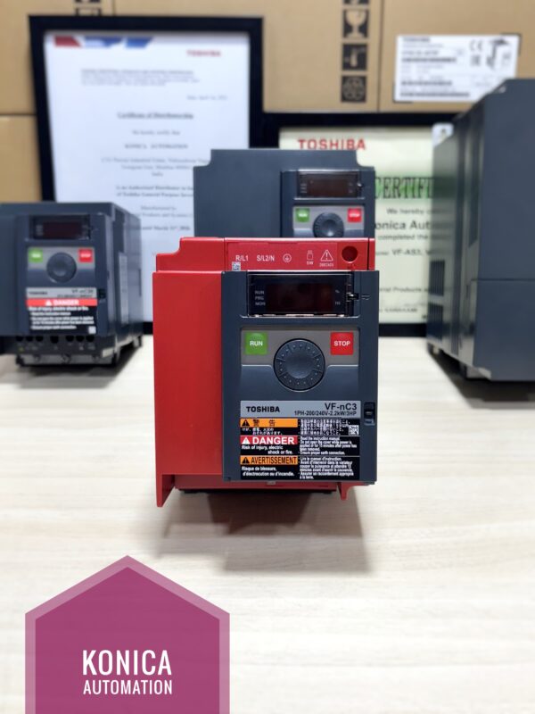 Toshiba VFNC3S-2022PL Variable Frequency Drive | 3 HP AC VFD