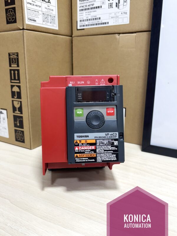 Toshiba VFNC3S-2022PL Variable Frequency Drive | 3 HP AC VFD - Image 3
