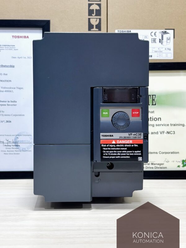 Toshiba VFNC3E-4110P VFD – 15 HP Compact VFD - Image 4
