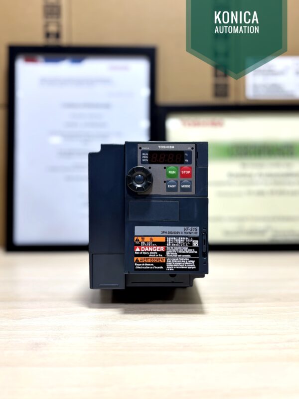 Toshiba VFS15-4007PL-W1 – 1 HP / 0.75 kW Variable Frequency Drive - Image 2