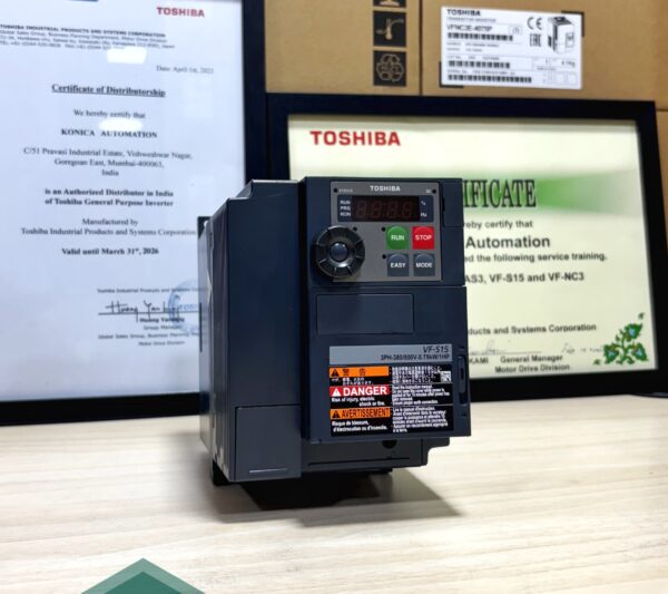 Toshiba VFS15-4007PL-W1 – 1 HP / 0.75 kW Variable Frequency Drive