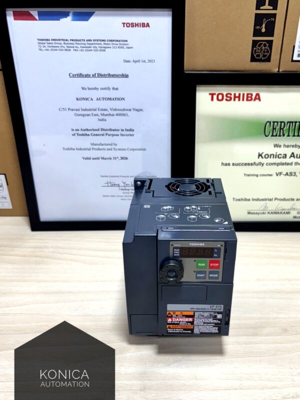 Toshiba VFS15-4007PL-W1 – 1 HP / 0.75 kW Variable Frequency Drive - Image 4