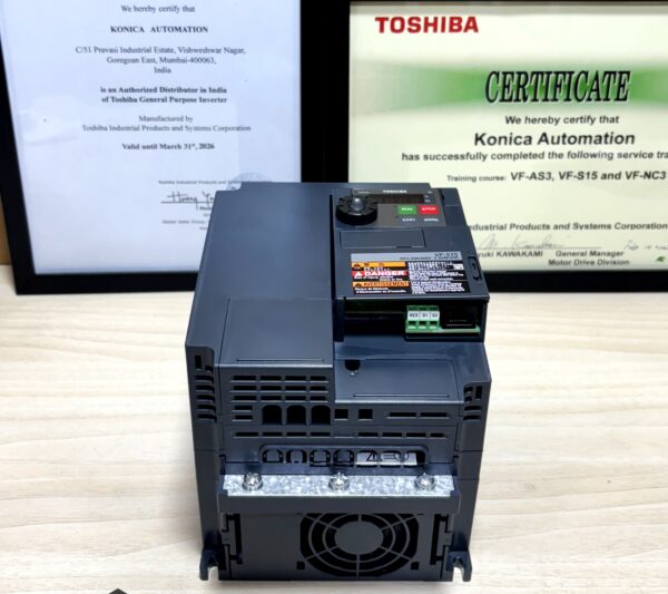 Toshiba VFS15-4022PL-W1 – 3 HP / 2.2 kW Variable Frequency Drive