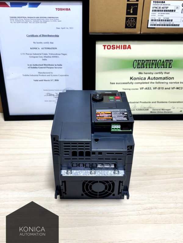 Toshiba VFS15-4022PL-W1 – 3 HP / 2.2 kW Variable Frequency Drive