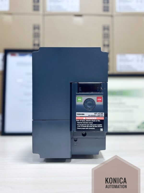 Toshiba VFNC3E-4075P – 10 HP Variable Frequency Drive (VFD) | 3-Phase 400V Motor Control