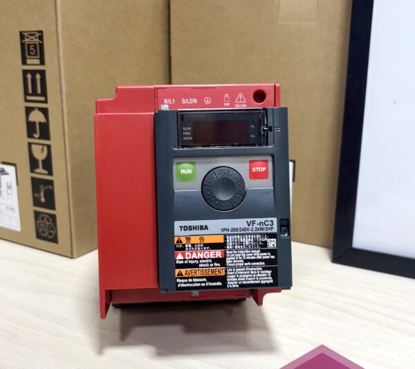 Toshiba VFNC3S-2015PL VFD – 2 HP Variable Frequency Drive
